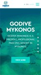 Mobile Screenshot of godivemykonos.com